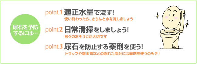 尿石を予防するには…